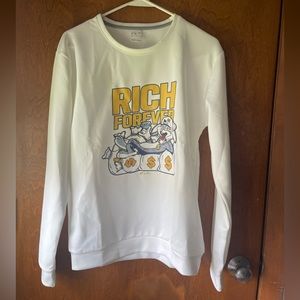 WOMENS/MENS “rich forever” crewneck